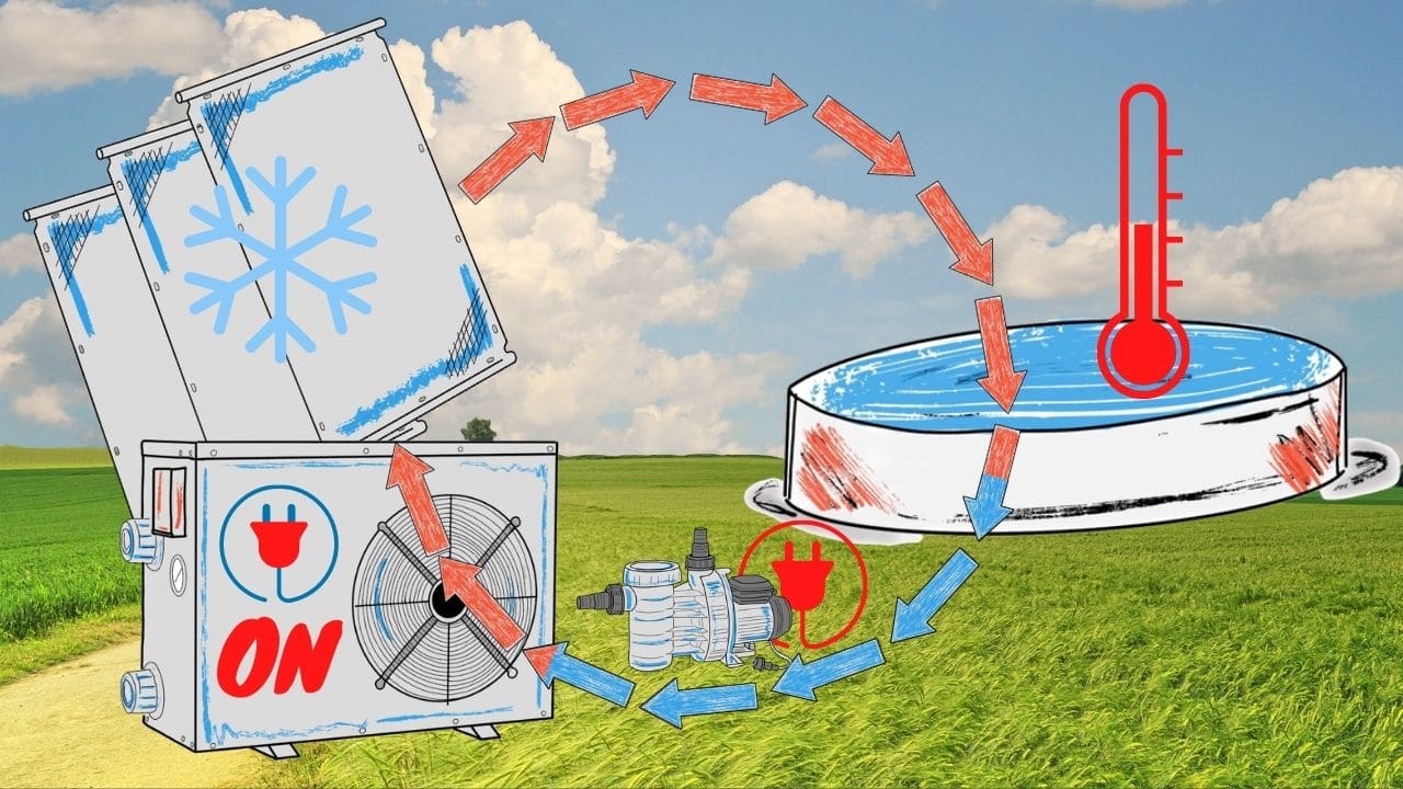 Wolkig Solar und Wärmepumpe kombiniert