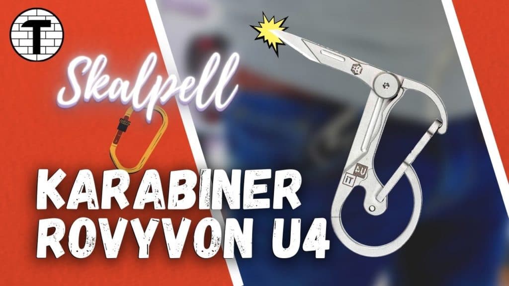 RovyVon U4 Karabiner mit Skalpellklinge