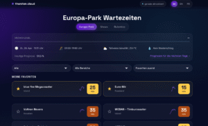 Banner ep.thorsten.cloud — werbefreie Wartezeiten für den Europa-Park